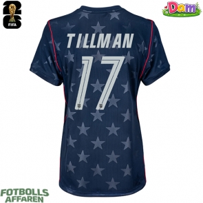 Förenta stater Malik Tillman #17 Bortatröja Kvinnor VM 2026 Kortärmad